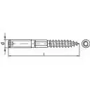 TOOLCRAFT 159655 šroub se závitovým dříkem M10 130 mm ocel galvanizováno zinkem 50 ks Nakupujte Hned