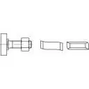 Nejlepší Volba Alstertaler Schrauben & Präzisionsteile 161477 T šroub M12 60 mm ocel galvanizováno zinkem 50 ks