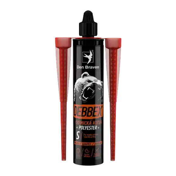 Chemická kotva Polyester SF_RED 300ml_obsahuje styrenem Tovární Cena
