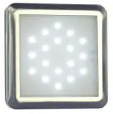DEKORA 2 dekorativní LED svítidlo 12VDC, 18LED, nerez, tepl. bílá **doprodej** Nízká Cena