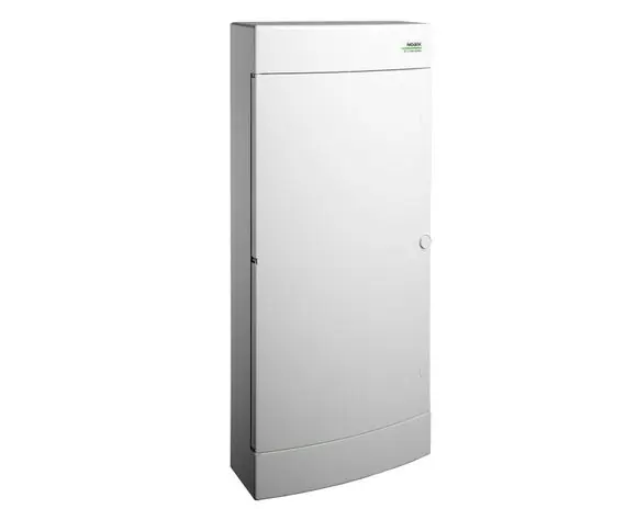 PNS 48W,Plastová rozvodnice,bílé dveře,montáž na omítku,IP40,4 řady,4x12modulů Rychlé Dodání
