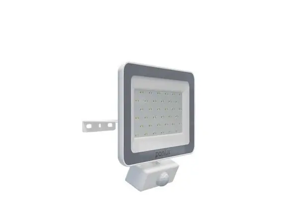 LED reflektor VANA 1x30W SMD 3000lm/4000K/IP65 PANLUX EVO vč.PIR bílá Expresní Doručení