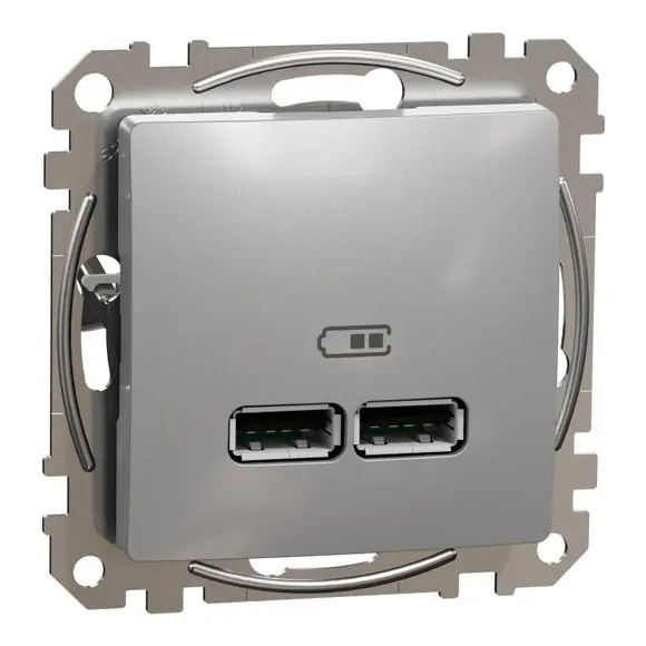 Sedna D/E - Dvojitá USB A+A nabíječka 2.1A, Aluminium Must-Have