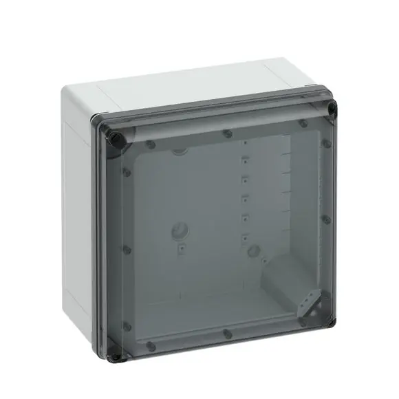 Vysoce Kvalitní GEOS-L 3030-18-to šedá,průhl.víko, IP67/68/69 š300*v300*h180