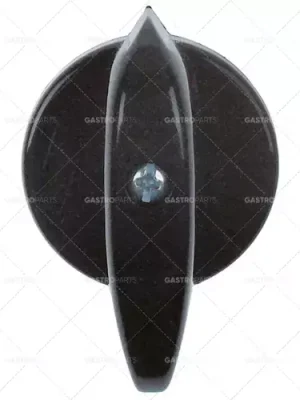 knoflík s nul. čarou o 34 / 60mm náprava o 5x5mm černé H 22mm L 50mm Dokud Zásoby Vydrží