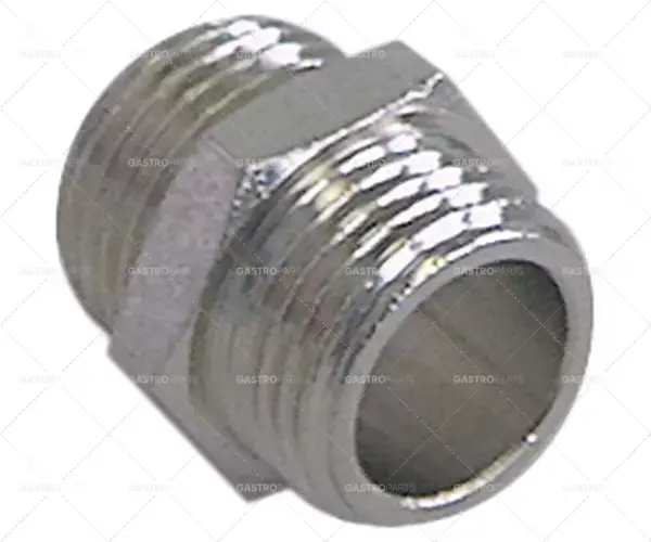 Nejlepší Volba Dvojitá vsuvka mosaz nikl 1/4 "- 1/4" Unit 1 kus