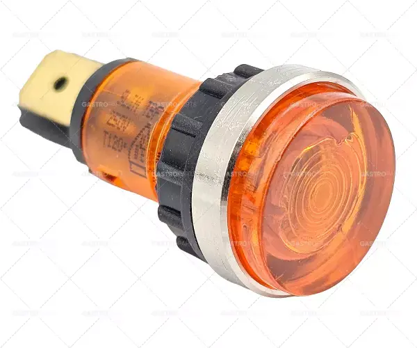 signálka pr. 12mm 230V žlutá Připojení plochá zástrčka 6,3 mm Odeslání Ihned