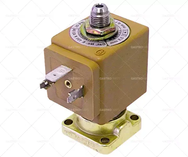 elektromagnetický ventil 3-cestný 24VDC DN 2,5mm násuvná zásuvka DIN -10 až 140°C Odeslání Ihned