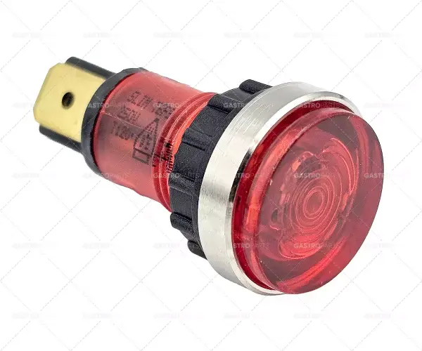 Nejlepší Cena Kontrolka červená ø 12mm 230V plochý konektor 6,3 mm Model CM / 5