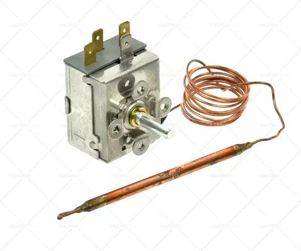Termostat T.MAX. 210 ° C provozní rozsah 64-210 ° C, 1-pólový 16A 1CO senzor o 5 mm sondou L 125mm Nakupujte Hned