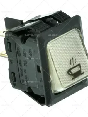 Nízká Cena Kolébkový rozměr 30x22mm bílá 2NO 250V 16A Coffee Spojení plochý konektor 6,3 mm