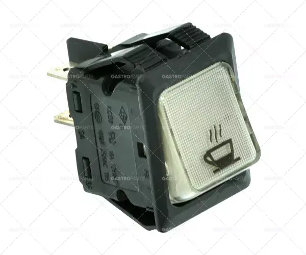 Nízká Cena Kolébkový rozměr 30x22mm bílá 2NO 250V 16A Coffee Spojení plochý konektor 6,3 mm