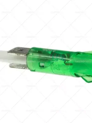 signálka o 9mm 400V zelená Spojení plochý konektor 6,3mm 85°C Vrácení Zdarma