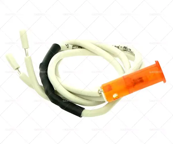 signálka o 6mm 230V žlutá kabel délka 400mm Výhodná Nabídka