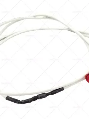 Levný signálka o 6mm 230V červená kabel 400mm s sériový odpor