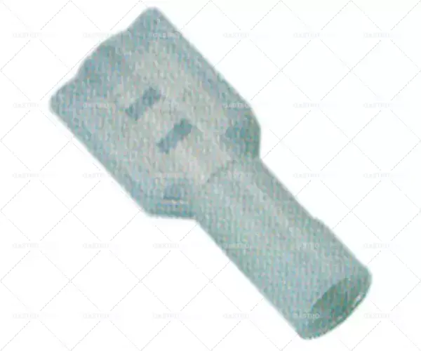 Originální samice faston velikost 6,3x0,8mm 1,5-2,5mm² Množství 100 ks izolace nylon Cu gal Sn modrá