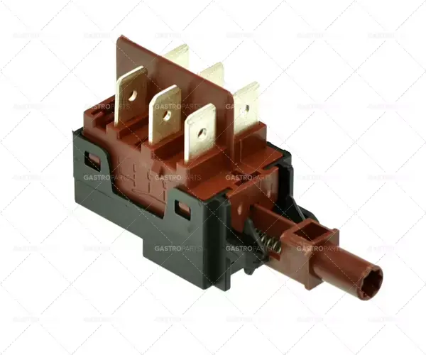 tlačítkový spínač 6.3mm jazýčky spojení 2CO 250V 16A Tovární Cena