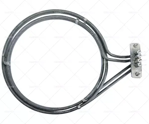 Vysoce Kvalitní topné těleso 4800W 230V topné okruhy 2 ID ø 182mm ED ø 214mm L 266mm H 37mm L1 42mm