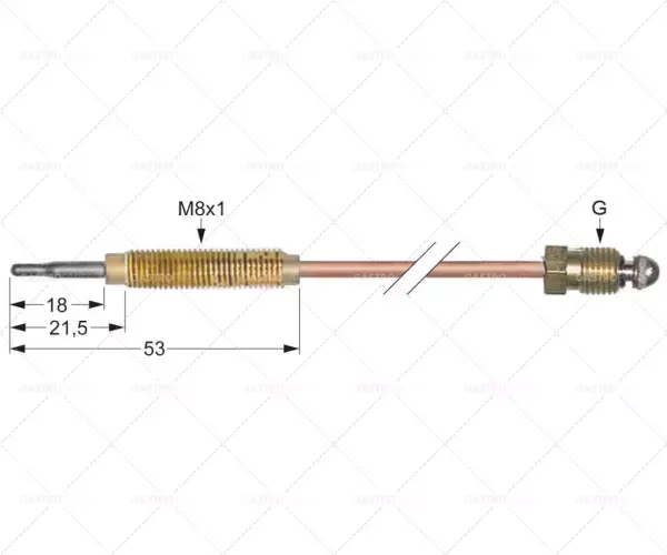 Termoelektrické články M8x1 L 850 mm M8x1 Objednat Nyní