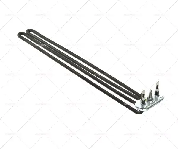 Koupit Online topné těleso 2700W 230 HK 1 tlaková příruba příruba 62x26mm L 335 mm B 43 mm H 25 mm trubice o 6,3mm