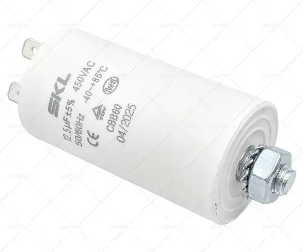 kapacita provozního kondenzátoru 12,5µF 400V tolerance 5% teplota okolí max. -25 až +85 °C Nejprodávanější
