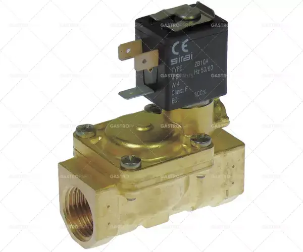 Přímo Od Výrobce 2-cestný elektromagnetický ventil 24 VAC vstup 1/2" výstup 1/2" připojení 1/2" L 66mm DN 13,5mm