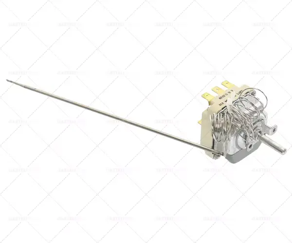 Top Prodej Termostat T.MAX. 200 ° C provozní rozsah 60-200 ° C 3-pólový 16A 3NO senzor o 3,1 mm sonda L 235 mm