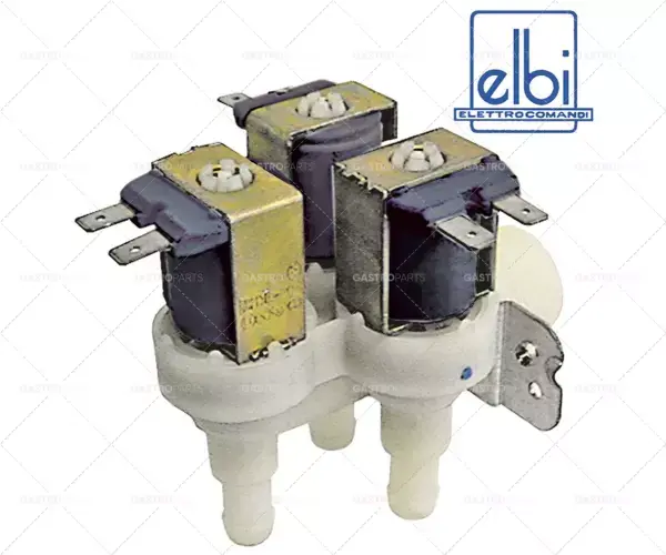 Elektromagnetický ventil 3-way úhlový 230V Vstupní 3/4 "Výstup 11,5 mm DN10 ELBI Přímo Od Výrobce