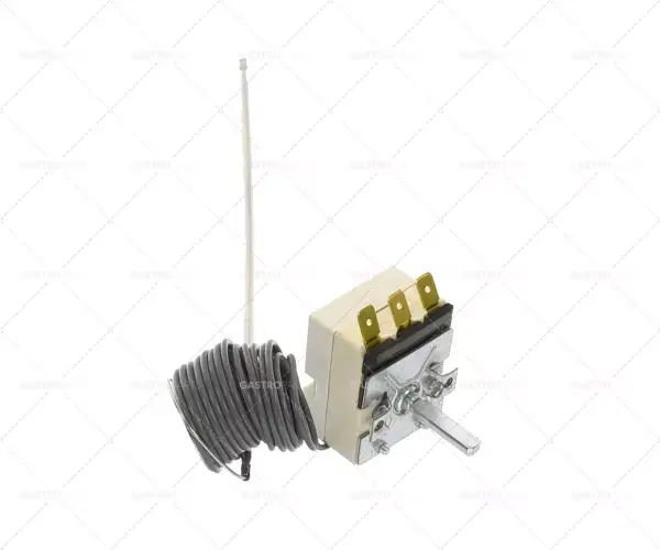 Termostat T.MAX. 90 ° C provozní rozsah 0 až 90 ° C, 1-pólový 16A 1CO senzor o 3,1 mm sonda L 247 mm Super Cena