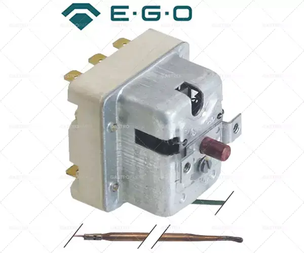 Bezpečnostní termostat Abschalttemp. 580 ° C 3-pólový 20A senzor o 4mm sondy L 163mm Sleva