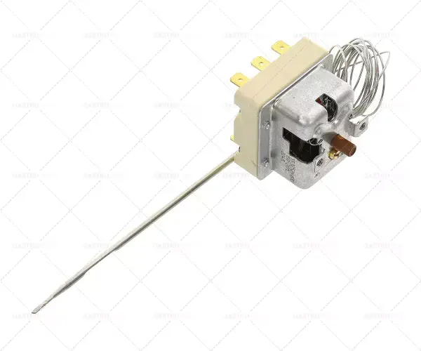 Bezpečnostní termostat Abschalttemp. 150 ° C 3-pólový 0,5A Čidlo o 3 mm sondy L 188mm Odeslání Ihned