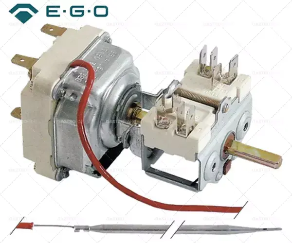 Dvoufázový regulační termostat 60-330 °C 4x128mm délka kapiláry 1500mm Akce