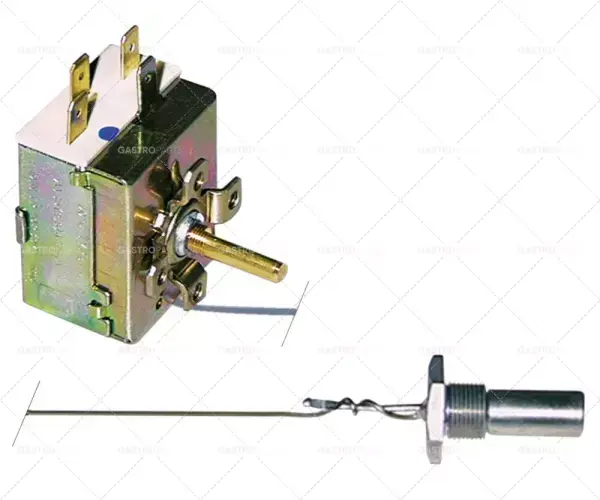 termostat t.max. 90°C teplotní rozsah 0-90°C 1pólová sonda 1CO 15A ø 11mm sonda L 36mm termostat s teplotním rozsahem 0-90°C Nakupujte Hned