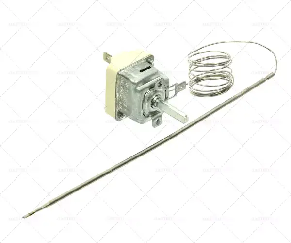 Termostat T.MAX. 297 ° C provozní rozsah 58-297 ° C, 1-pólový 16A 1NO senzor o 3,03mm senzor L 219 mm Značkový