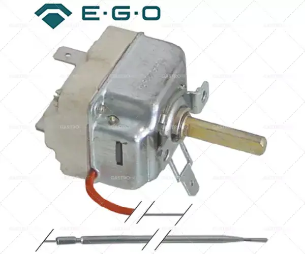 Kup Teď termostat t.max. 150°C teplotní rozsah 60-150°C 1pólová sonda 1NO 16A ø 3mm sonda L 219mm