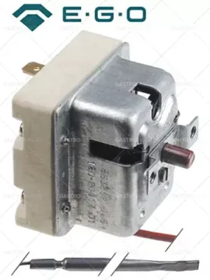 bezpečnostní termostat vypnutí temp. 120 °C 1pólová sonda 0,5A ø 4 mm délka sondy 120 mm Oblíbený