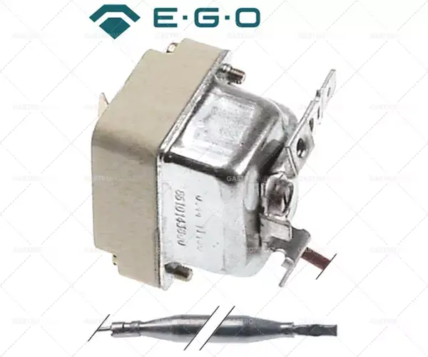 Časově Omezené 1-fázový termostat max. 238 °C 6x74mm délka kapiláry 1250mm