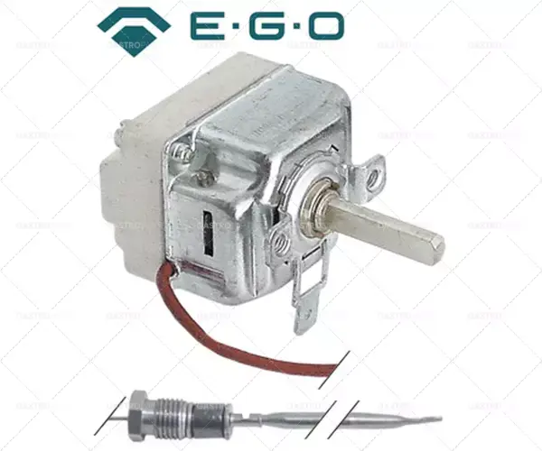 1-fázový regulační termostat 50-260 °C 4x115mm délka kapiláry 1300mm Víkendová Akce