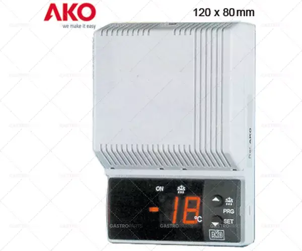 Rychlé Dodání elektronický regulátor AKO typ 14615 montážní rozměry 80x120x37mm napájení 230VAC