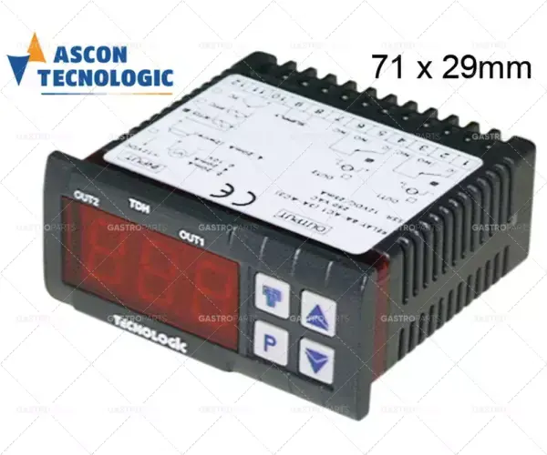 Tecnologic driver typ tlk38fcrr-- montážní rozměr 71x29mm 12VAC dc pt100 tc (j,k) Nejlepší Cena