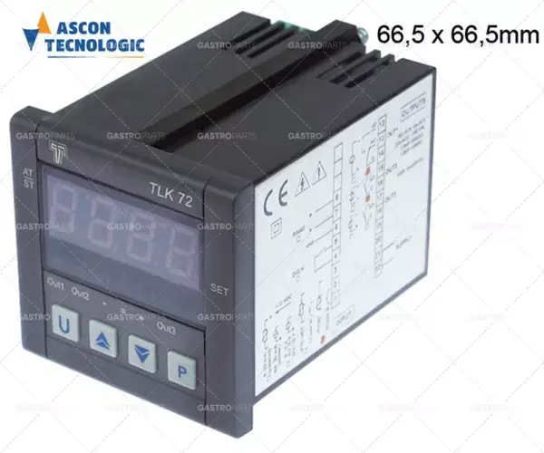 Ihned K Objednání elektronický regulátor TECNOLOGIC typ TLK72HCRR---B