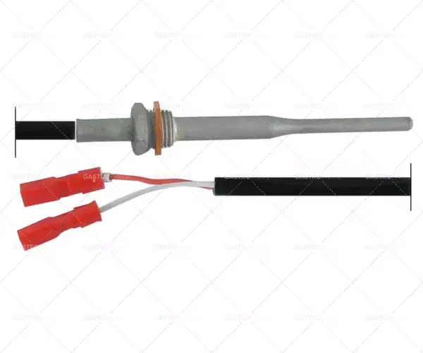 Teplotní čidlo termočlánek J (Fe-CuNi) kabel křemíku sonda -50 až + 1150 ° C, Sleva