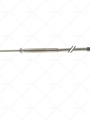 jádrová teplotní sonda termočlánek J (Fe-CuNi) kabel SS sonda s vlnitou hadicí -40 až +250°C Nejprodávanější