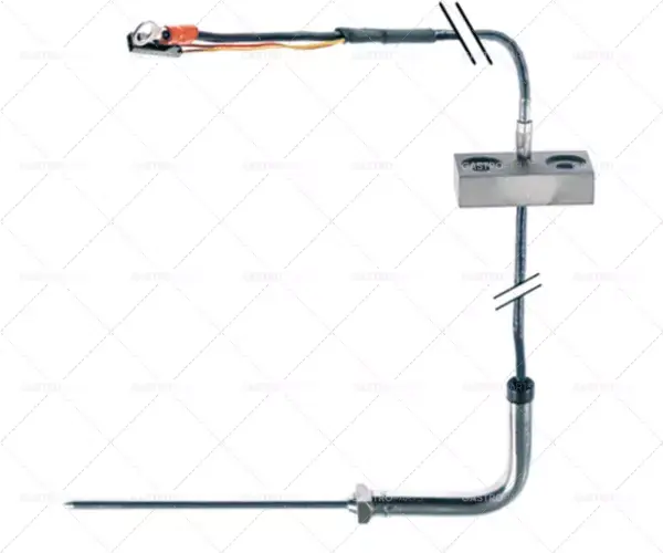Zlevněný jádrová teplotní sonda termočlánek K (NiCr-Ni) kabel PTFE sonda -40 až +250°C