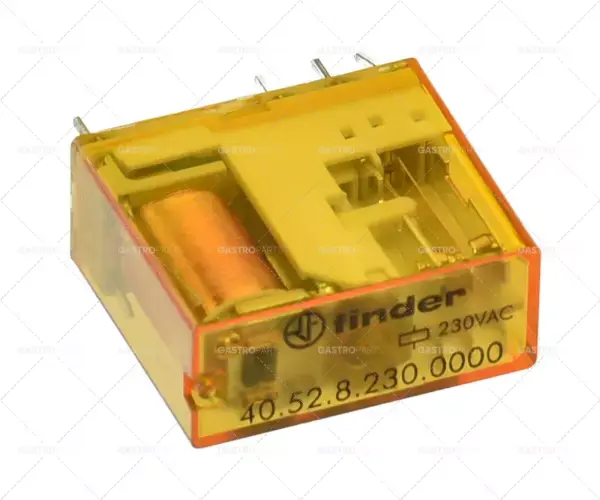 Oblíbený tiskové relé 250V napětí AC 2CO při 250V 8A připojovací kolíky velikost rastru 5mm FINDER