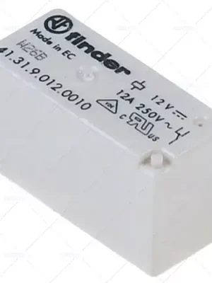 Přímo Od Výrobce tiskové relé 12V napětí DC 1CO při 250V 12A připojovací kolíky velikost rastru 3,5mm FINDER