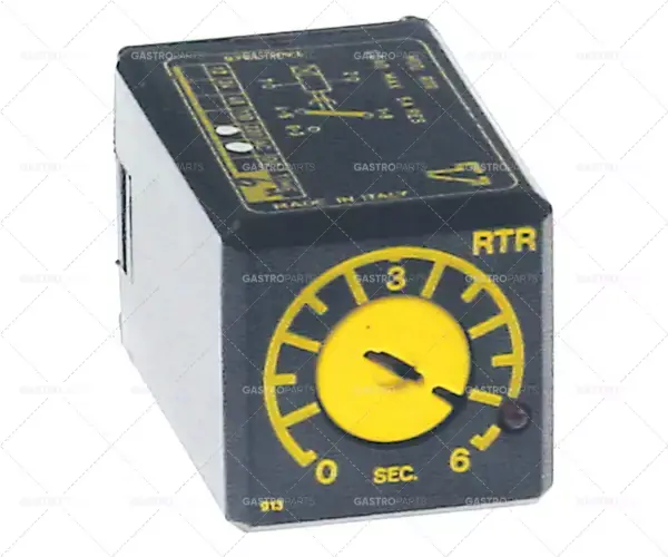 Ověřený časové relé Tecnologic rtr12ds06s časový rozsah 6s 230VAC 5a