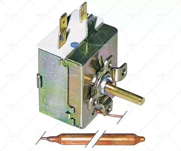 Termostat T.MAX. 120 ° C provozní rozsah 40-120 ° C, 1-pólový 16A 1CO sonda o 6,5 mm Sonda 95 mm L Vrácení Zdarma