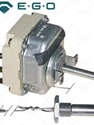 3-fázový regulační termostat 80-185 °C 11x28mm délka kapiláry 900mm Speciální Cena