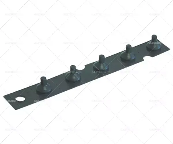 knoflíky montážní lišta pozice středové knoflíky 5 D 166 mm Š 22 mm Cenový Hit